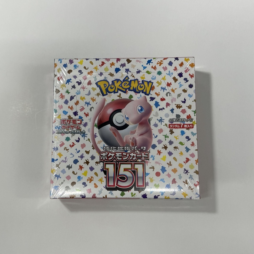 ポケモン(ポケモン)のポケモンカード151 新品未開封シュリンク付き1BOX エンタメ/ホビーのトレーディングカード(Box/デッキ/パック)の商品写真