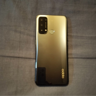 オッポ(OPPO)の訳アリ動作品　OPPO　Reno5 A　黒　eSIM非対応　A101OP(スマートフォン本体)