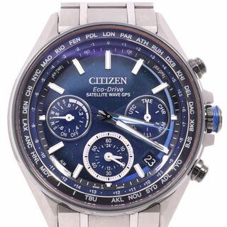 シチズン(CITIZEN)のシチズン アテッサ スター・ウォーズモデル F950 エコドライブGPS電波 メンズ 腕時計 チタン ブルー文字盤 CC4005-63L(腕時計(アナログ))