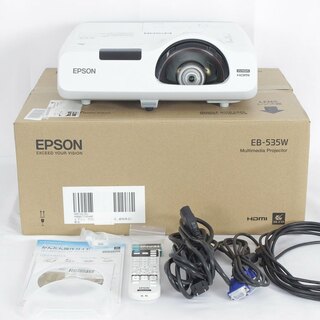 エプソン(EPSON)の【美品】エプソン EB-535W ビジネスプロジェクター 超短焦点モデル EPSON 本体(プロジェクター)
