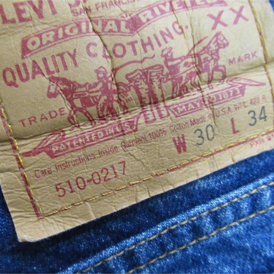 Levi's(リーバイス)の90s Levi's 510 テーパード デニム パンツ ジーンズ アメリカ製 メンズのパンツ(デニム/ジーンズ)の商品写真