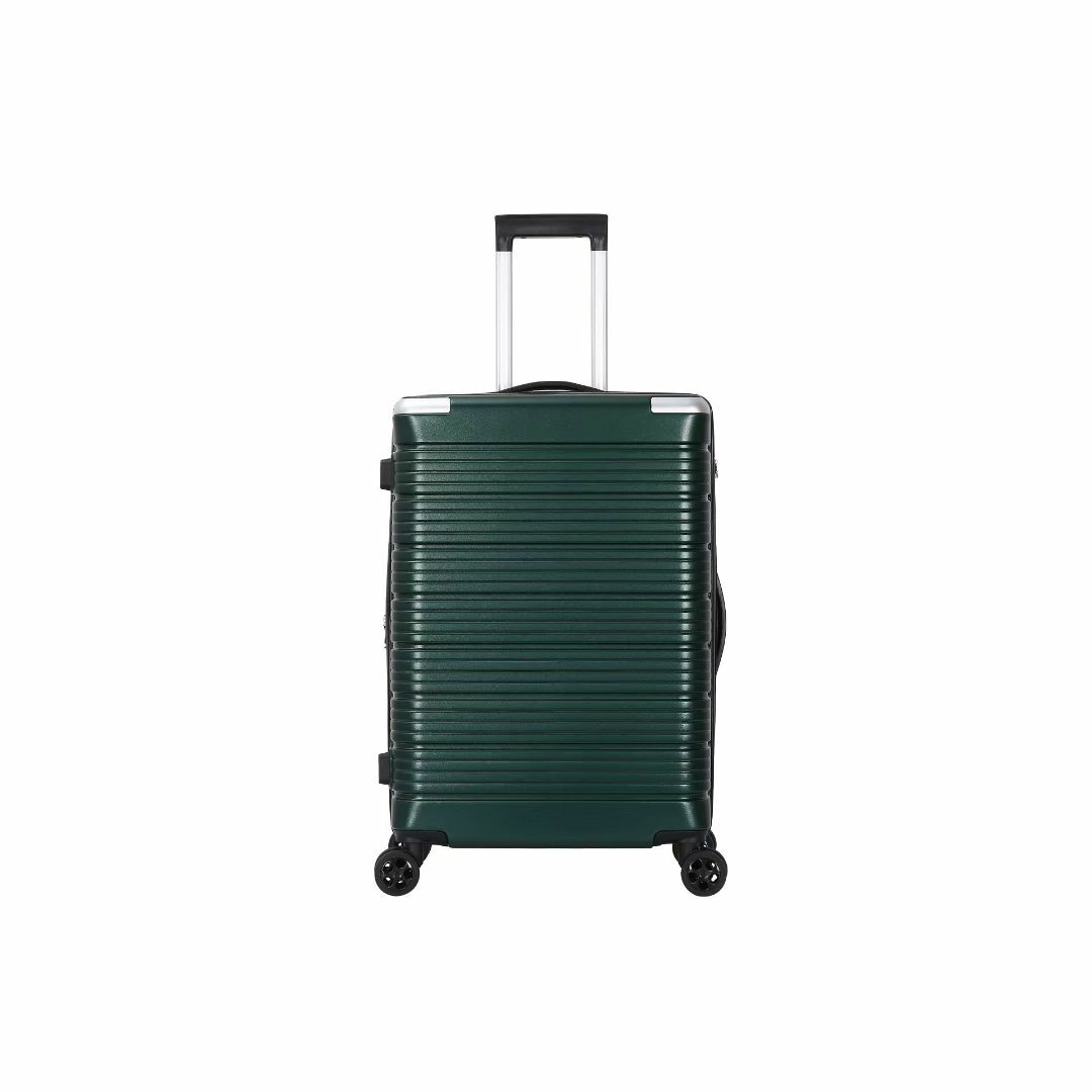 キャリーケース ダークグリーン Mサイズ 軽量 拡張 ダイヤル ８輪 レディースのバッグ(スーツケース/キャリーバッグ)の商品写真