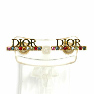 Christian Dior - Christian Dior クリスチャンディオール メタル ディオレボリューション ピアス E1456DVOCY_D665 1.7g ラインストーン レディース【中古】