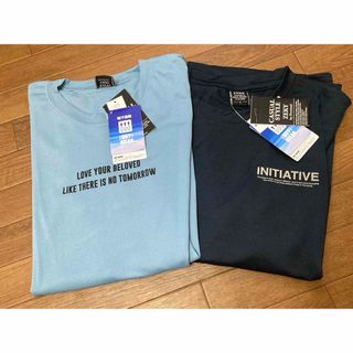 新品★吸汗速乾　ドライウェア　半袖Tシャツ　２枚セット★Ｌ(Tシャツ/カットソー(半袖/袖なし))