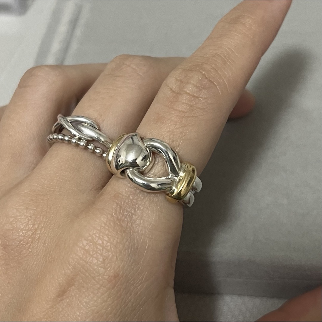 Tiffany & Co.(ティファニー)のティファニー　コンビ　ワイド　リング　【約12号】 レディースのアクセサリー(リング(指輪))の商品写真