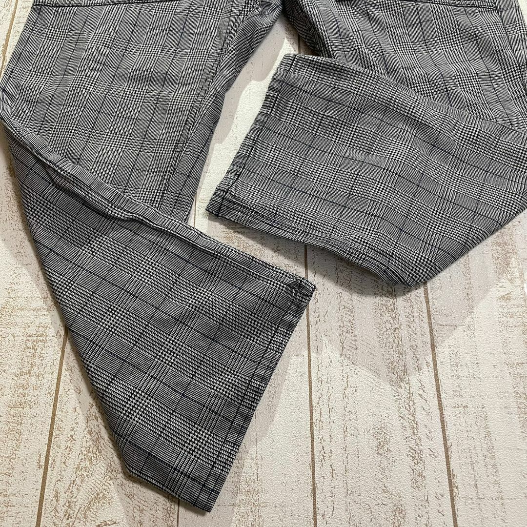 Lee(リー)の【Lee】リー ブレイブライダース ジップナロークロップドパンツ グレンチェック メンズのパンツ(ショートパンツ)の商品写真