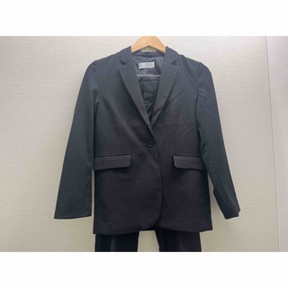 エイチアンドエム(H&M)のH&M ジャケット　パンツ　スーツ　145㎝　ブラック　卒業式　冠婚葬祭(ジャケット/上着)