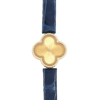 ヴァンクリーフアンドアーペル(Van Cleef & Arpels)のヴァンクリーフ&アーペル スウィートアルハンブラ YG 1386240/VCARO8WT00 YG クォーツ(腕時計)