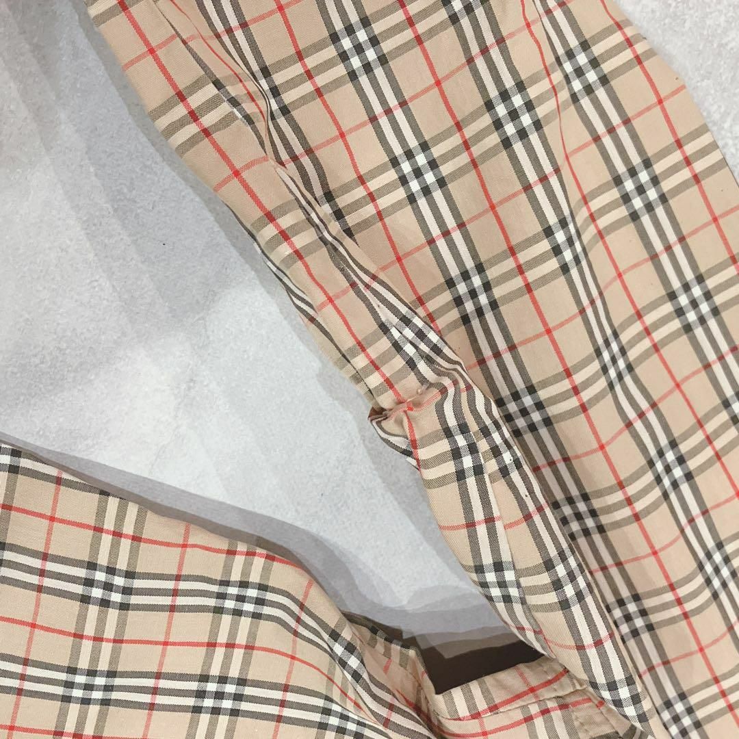 BURBERRY BLUE LABEL(バーバリーブルーレーベル)のBurberry blue label ノバチェック　ブラウス　シャツ　七分袖 レディースのトップス(シャツ/ブラウス(半袖/袖なし))の商品写真