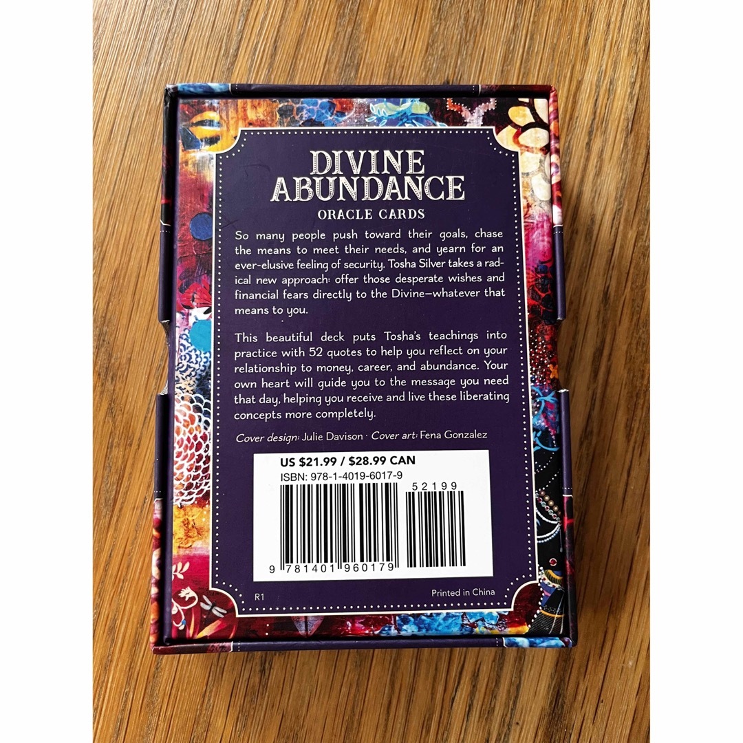 英語版　DIVINE  ABUNDANCE  oracle cards エンタメ/ホビーのコレクション(その他)の商品写真