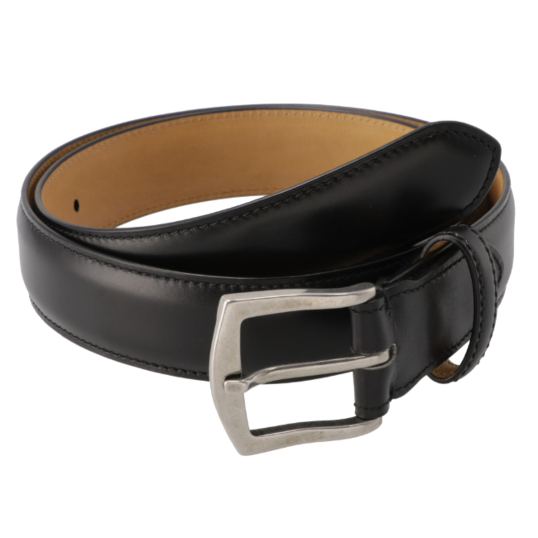 新品未開封 AQUOS sense4 lite ライトカッパー SIMフリーエドワードグリーン/EDWARD GREEN ベルト メンズ 32mm BELT レザーベルト BLACK BELT-0001-0001