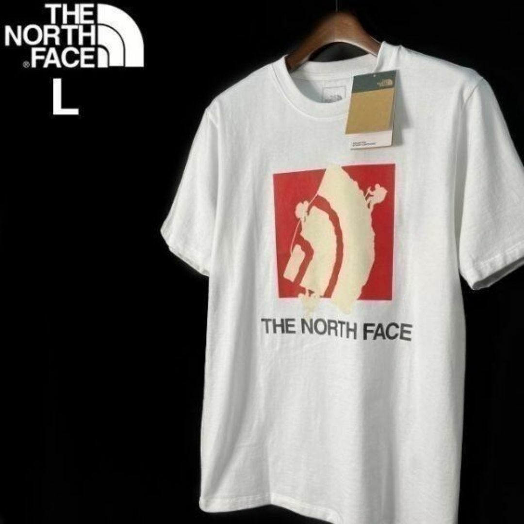 THE NORTH FACE(ザノースフェイス)のノースフェイス 半袖 Tシャツ US限定 上質 男女兼用(L)白 180902 メンズのトップス(Tシャツ/カットソー(半袖/袖なし))の商品写真