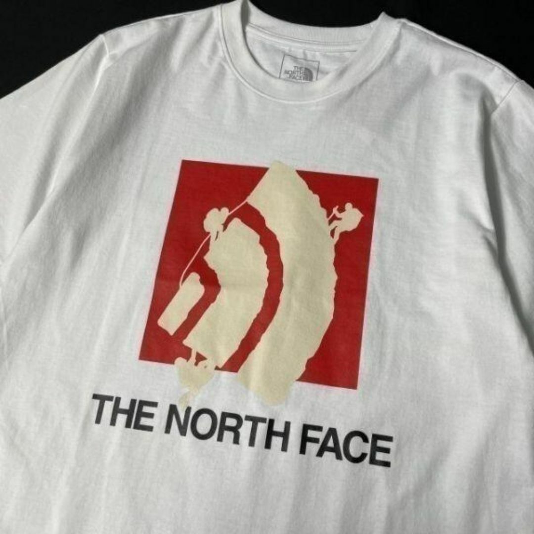 THE NORTH FACE(ザノースフェイス)のノースフェイス 半袖 Tシャツ US限定 上質 男女兼用(L)白 180902 メンズのトップス(Tシャツ/カットソー(半袖/袖なし))の商品写真