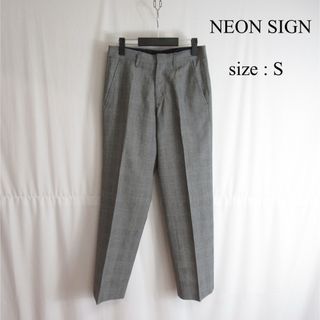 NEON SIGN - NEON SIGN グレン チェック ワイド テーパード パンツ スラックス