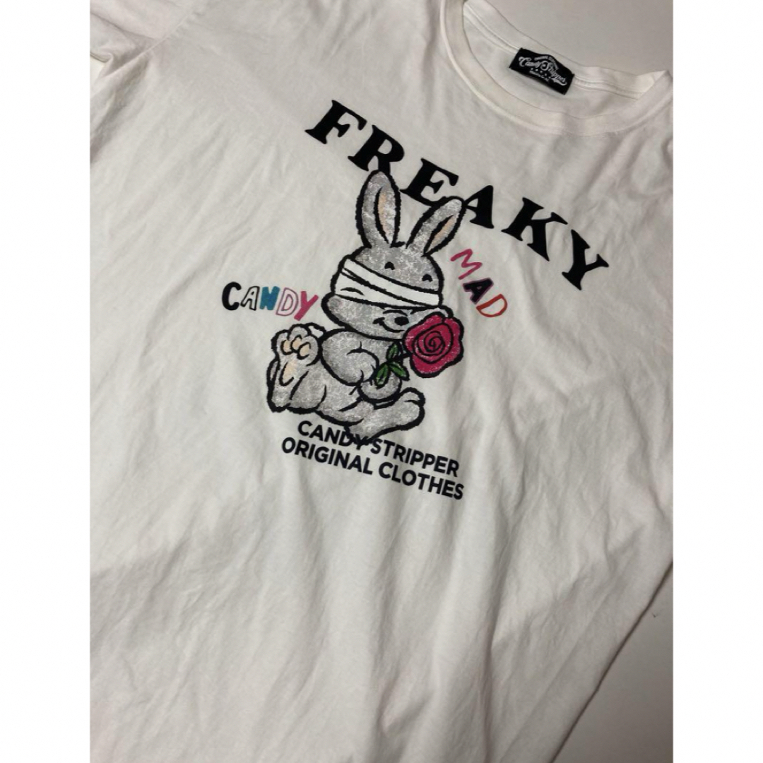 Candy Stripper(キャンディーストリッパー)のCandy stripper  ビッグ　Tシャツ レディースのトップス(Tシャツ(半袖/袖なし))の商品写真