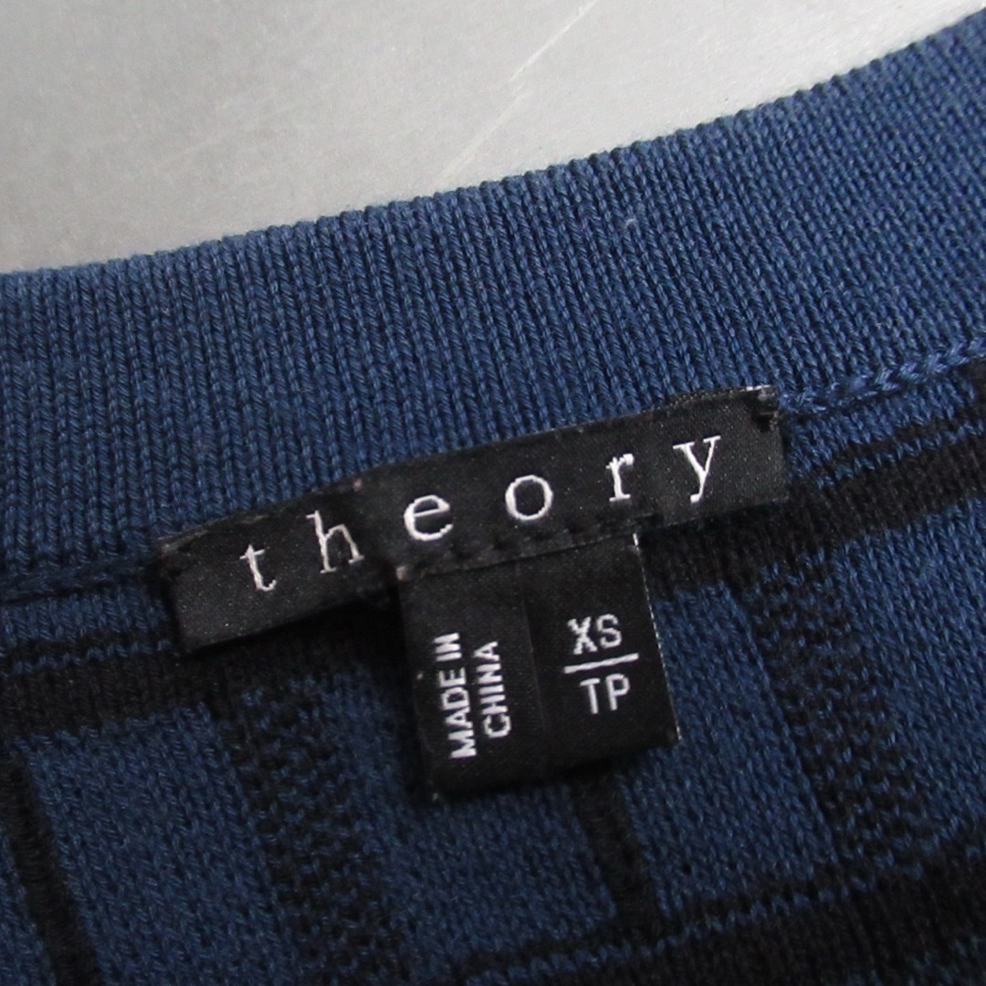 theory(セオリー)のtheory チェック柄 クルーネック ニット セーター プルオーバー トップス メンズのトップス(ニット/セーター)の商品写真