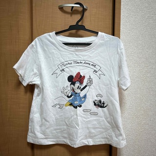 ユニクロ(UNIQLO)のUNIQLO ミニーちゃんTシャツ　130(Tシャツ/カットソー)