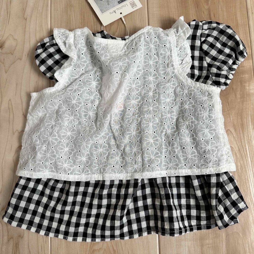 タグ付新品未使用　Loulou Ami 2セット　ブラウス　90 キッズ/ベビー/マタニティのキッズ服女の子用(90cm~)(ブラウス)の商品写真