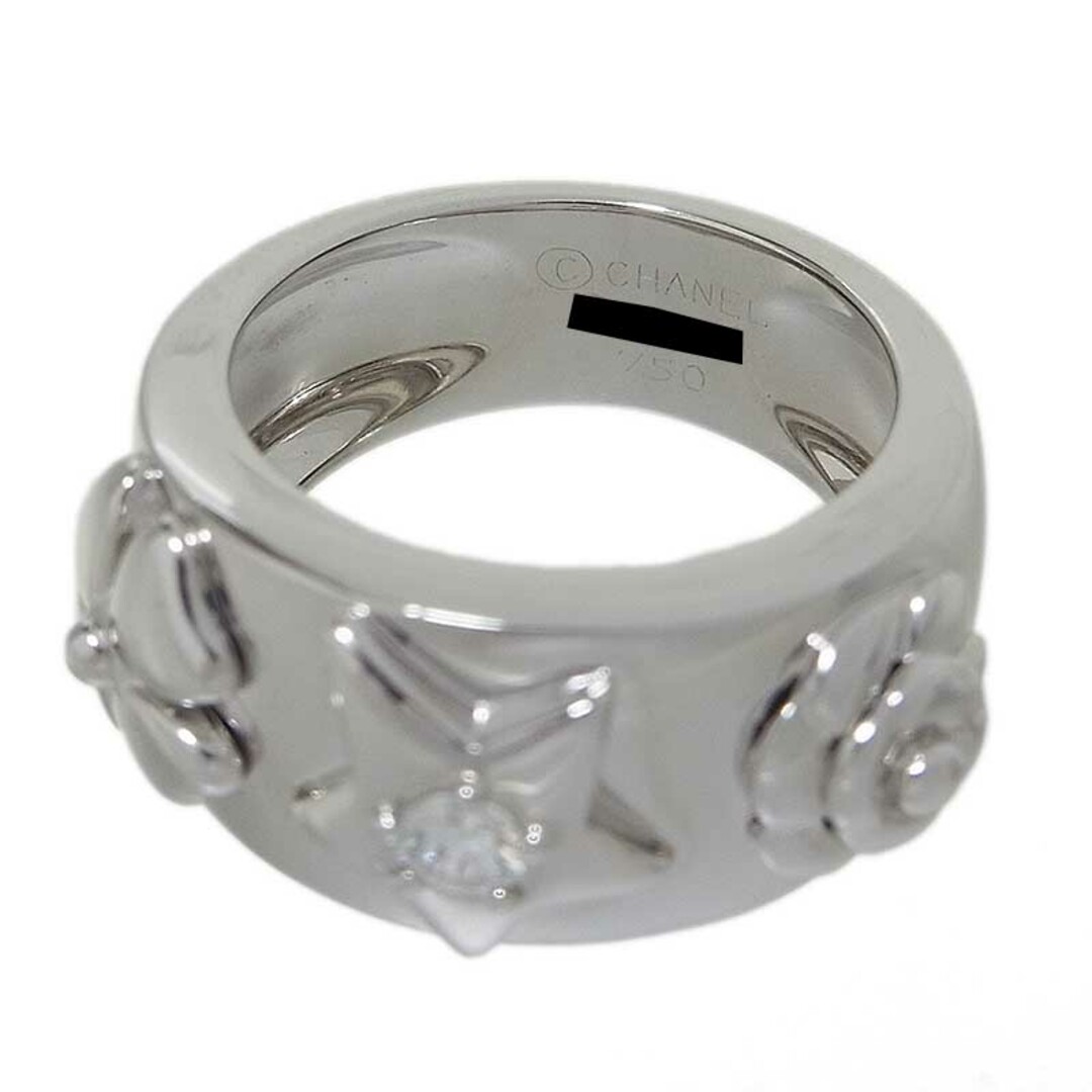 CHANEL(シャネル)の　シャネル CHANEL スリーシンボル リング ダイヤモンド1P K18WG ジュエリー レディースのアクセサリー(リング(指輪))の商品写真