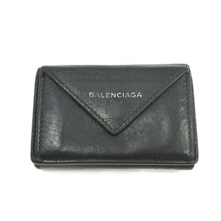 Balenciaga - バレンシアガ BALENCIAGA 391446 三つ折り財布 コンパクト財布黒