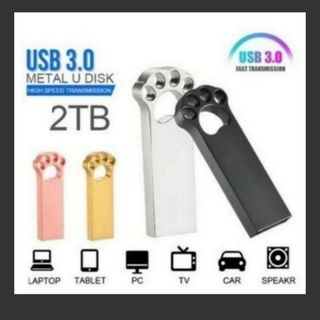 2TB usb メモリ　未使用　新品　 2テラバイト　ミニusbフラッシュド(その他)