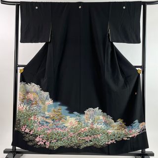 黒留袖 身丈157cm 裄丈61cm 正絹 美品 名品 【中古】(着物)