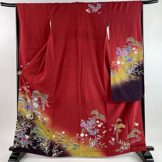 振袖 身丈164.5cm 裄丈67cm 正絹 美品 名品 【中古】(着物)