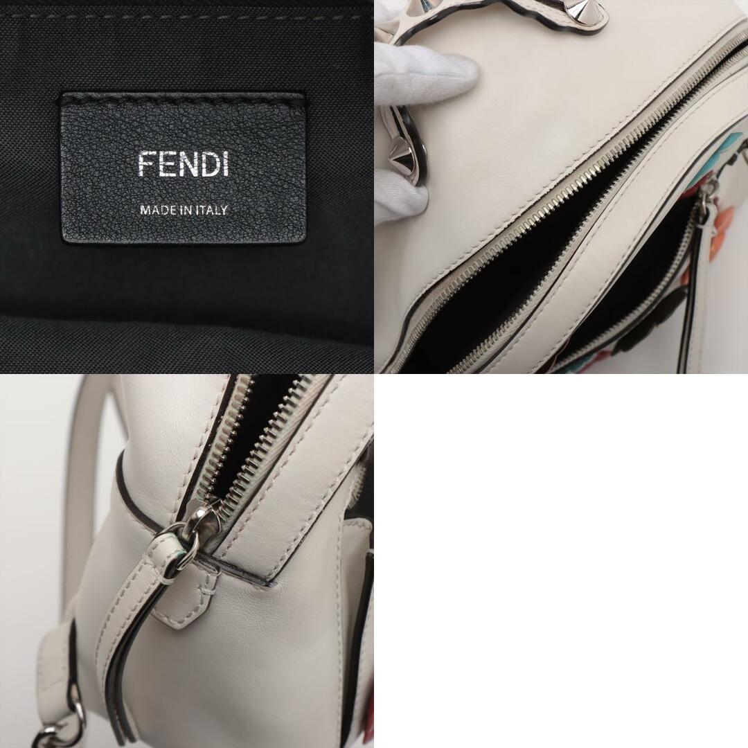 FENDI(フェンディ)の極美品 フェンディ バイザウェイ フラワー モチーフ 8BZ038 レザー リュックサック リュック バックパック レディース EEM K35-1 レディースのバッグ(リュック/バックパック)の商品写真