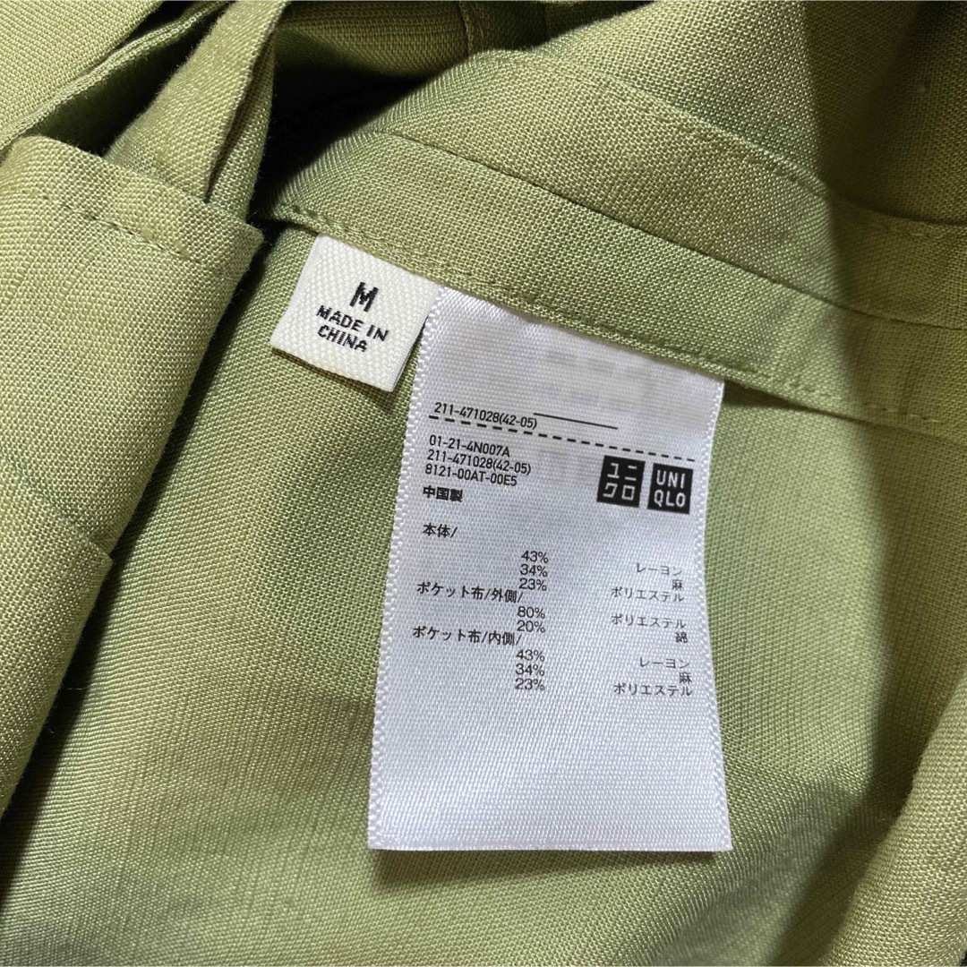 UNIQLO(ユニクロ)のユニクロ UNIQLO コントワー・デ・コトニエ リネンブレンドジャケット レディースのジャケット/アウター(テーラードジャケット)の商品写真