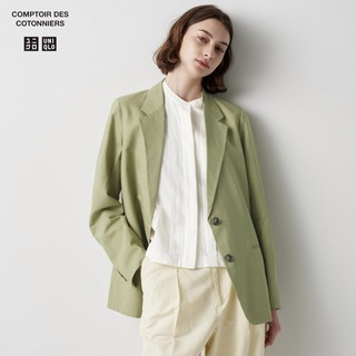 ユニクロ(UNIQLO)のユニクロ UNIQLO コントワー・デ・コトニエ リネンブレンドジャケット(テーラードジャケット)