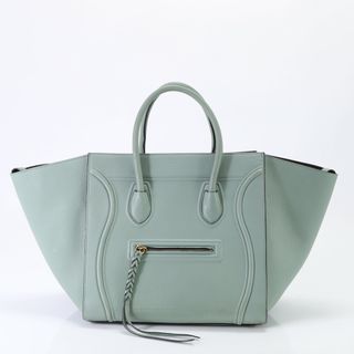 celine - 美品 セリーヌ ラゲージ ファントム ショッパー U-LA-0186 レザー ハンドバッグ トート 本革 A4 レディース MRM O8-1