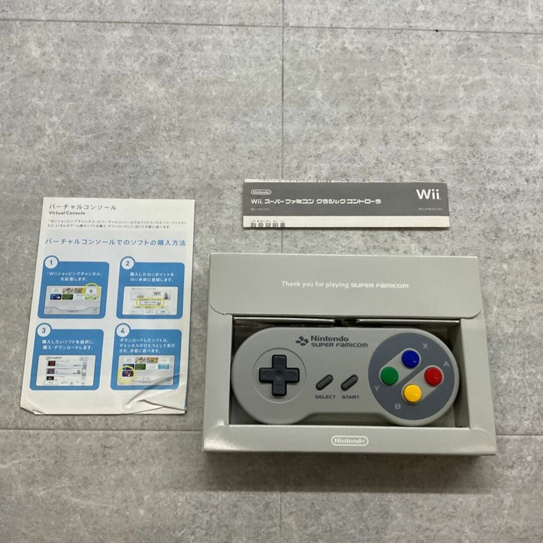 任天堂/Nintendo/ニンテンドー クラブニンテンドー Wii スーパーファミコン クラシックコントローラ エンタメ/ホビーのゲームソフト/ゲーム機本体(その他)の商品写真