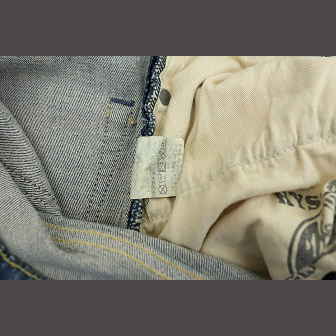 HYSTERIC GLAMOUR(ヒステリックグラマー)のヒステリックグラマー 16SS KPR加工 リメイク デニム パンツ ジーンズ メンズのパンツ(デニム/ジーンズ)の商品写真
