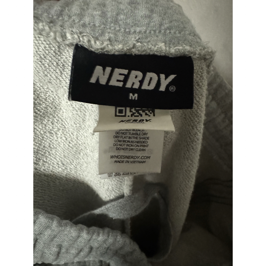 NERDY ノルディ セットアップ L、Mサイズ グレー ブルーライン  メンズのトップス(パーカー)の商品写真