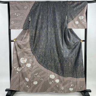 訪問着 身丈160.5cm 裄丈64cm 正絹 美品 秀品 【中古】(着物)