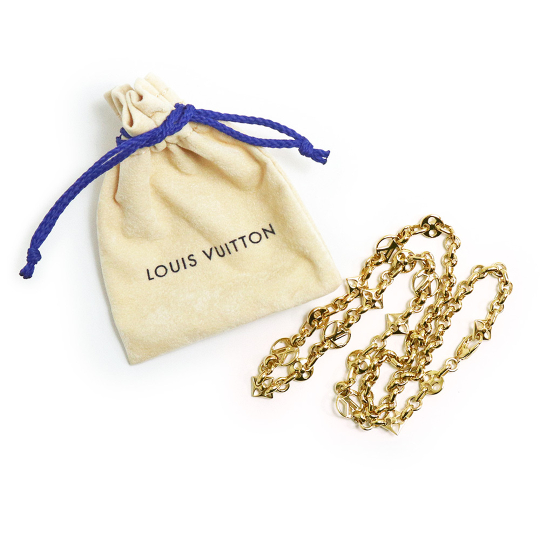 LOUIS VUITTON(ルイヴィトン)のルイ ヴィトン コリエ クレイジー イン ロック ネックレス ゴールド M00371 LOUIS VUITTON（新品・未使用品） レディースのアクセサリー(ネックレス)の商品写真