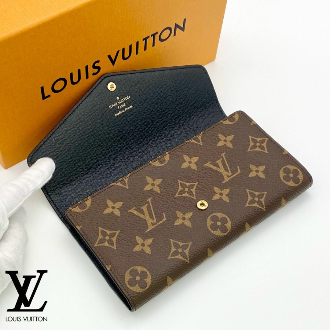 LOUIS VUITTON(ルイヴィトン)の【極美品】ルイヴィトン モノグラム・ジャイアント リバース ポルトフォイユ・サラ レディースのファッション小物(財布)の商品写真