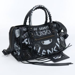 Balenciaga - バレンシアガ クラシックシティ グラフィティ 431621 1090 ハンドバッグ