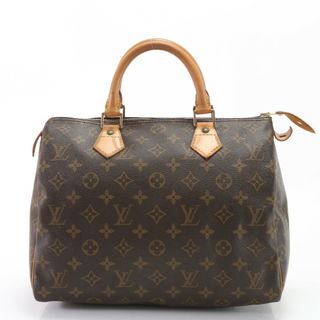 ルイヴィトン(LOUIS VUITTON)の美品 ルイヴィトン モノグラム スピーディ 30 M41108 レザー ハンドバッグ トート ミニ ボストン 本革 レディース EHM X6-5(ハンドバッグ)