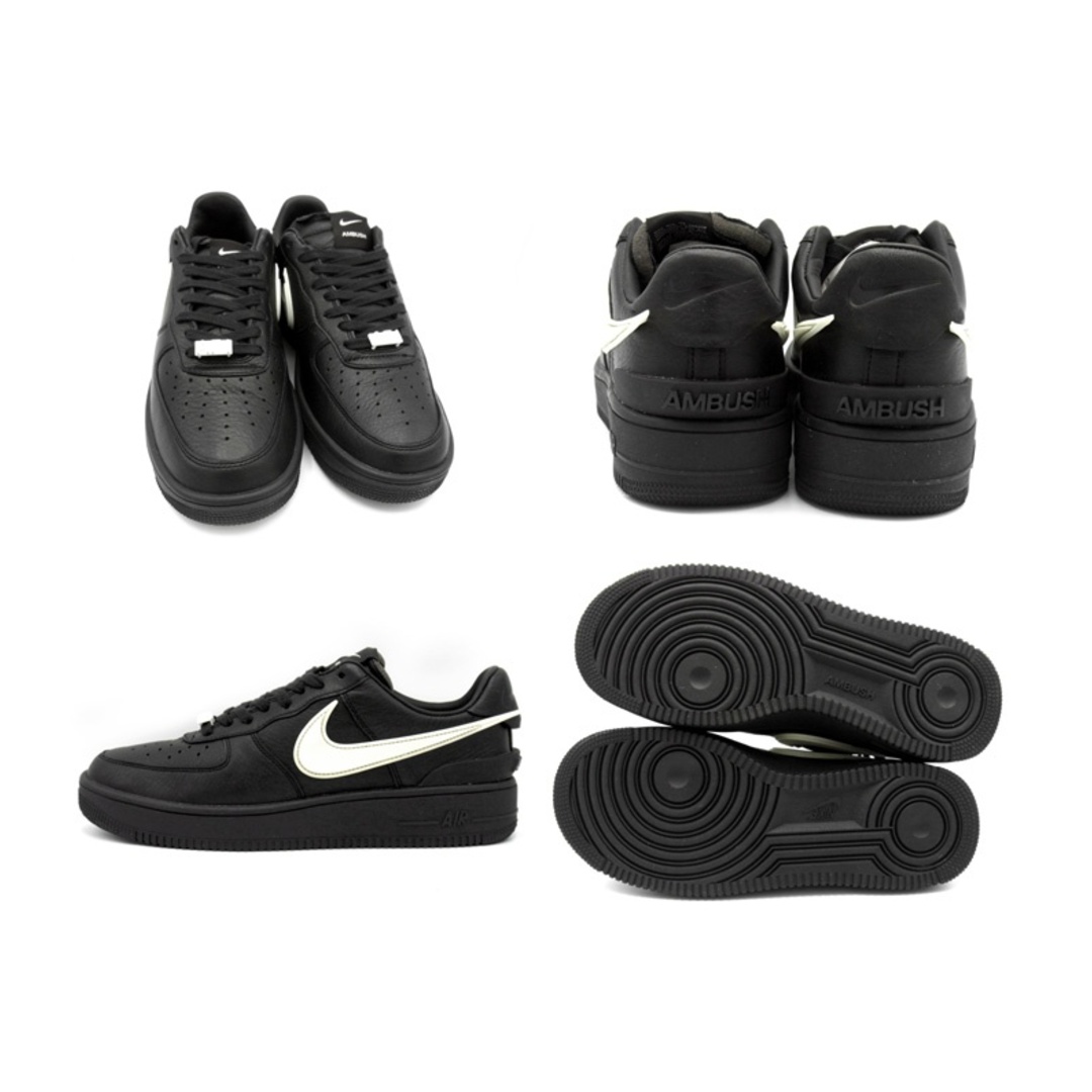 NIKE(ナイキ)のナイキ NIKE × アンブッシュ AMBUSH ■ 【 AIR FORCE 1 LOW Black DV3464 001 】 エア フォース 1 ロー スニーカー ブラック f22036 メンズの靴/シューズ(スニーカー)の商品写真