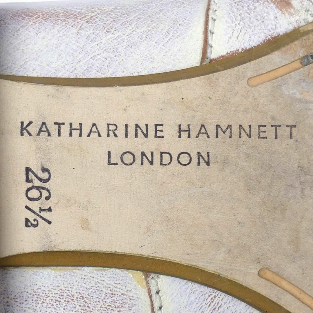 KATHARINE HAMNETT(キャサリンハムネット)のキャサリンハムネット レースアップシューズ 26.5 本革 レザー HH9464 メンズの靴/シューズ(ブーツ)の商品写真