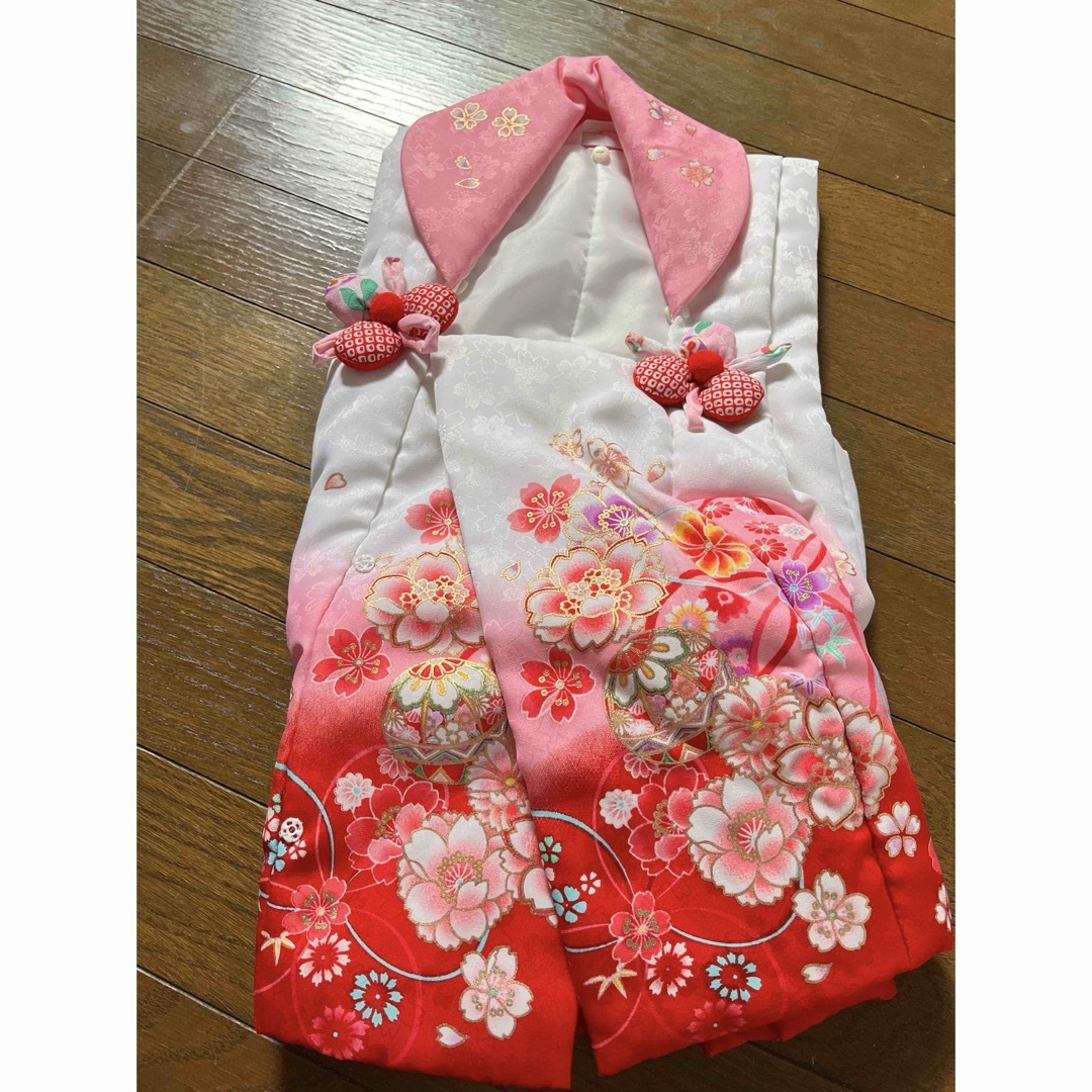 豪華　七五三　着物セット　高級　女の子　被布 キッズ/ベビー/マタニティのキッズ服女の子用(90cm~)(和服/着物)の商品写真