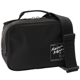 MAISON KITSUNE' - メゾンキツネ/MAISON KITSUNE バッグ メンズ THE TRAVELLER BUM BAG ボディバッグ/ウエストポーチ BLACK 2024年春夏新作 MM05162WQ1001-0011-P199