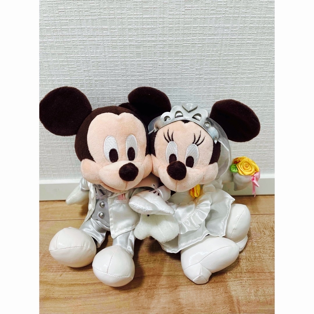 Disney(ディズニー)のミッキー　ミニー　ウェルカムドール　結婚式　ぬいぐるみ エンタメ/ホビーのおもちゃ/ぬいぐるみ(ぬいぐるみ)の商品写真