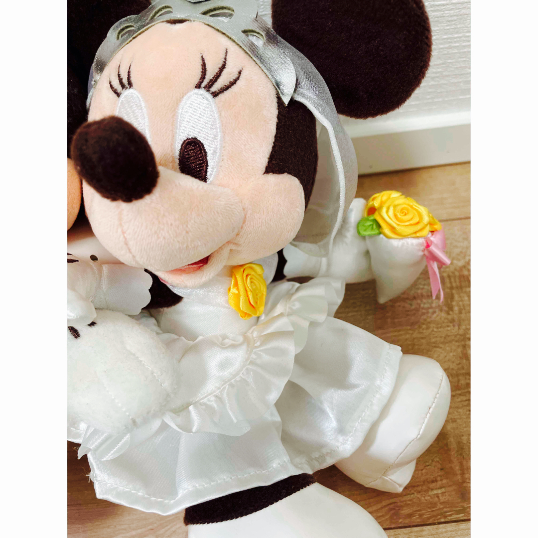 Disney(ディズニー)のミッキー　ミニー　ウェルカムドール　結婚式　ぬいぐるみ エンタメ/ホビーのおもちゃ/ぬいぐるみ(ぬいぐるみ)の商品写真