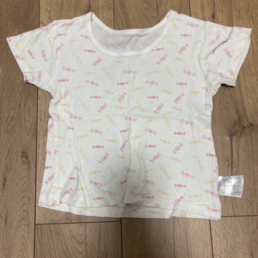 110 肌着　4枚セット キッズ/ベビー/マタニティのキッズ服女の子用(90cm~)(下着)の商品写真