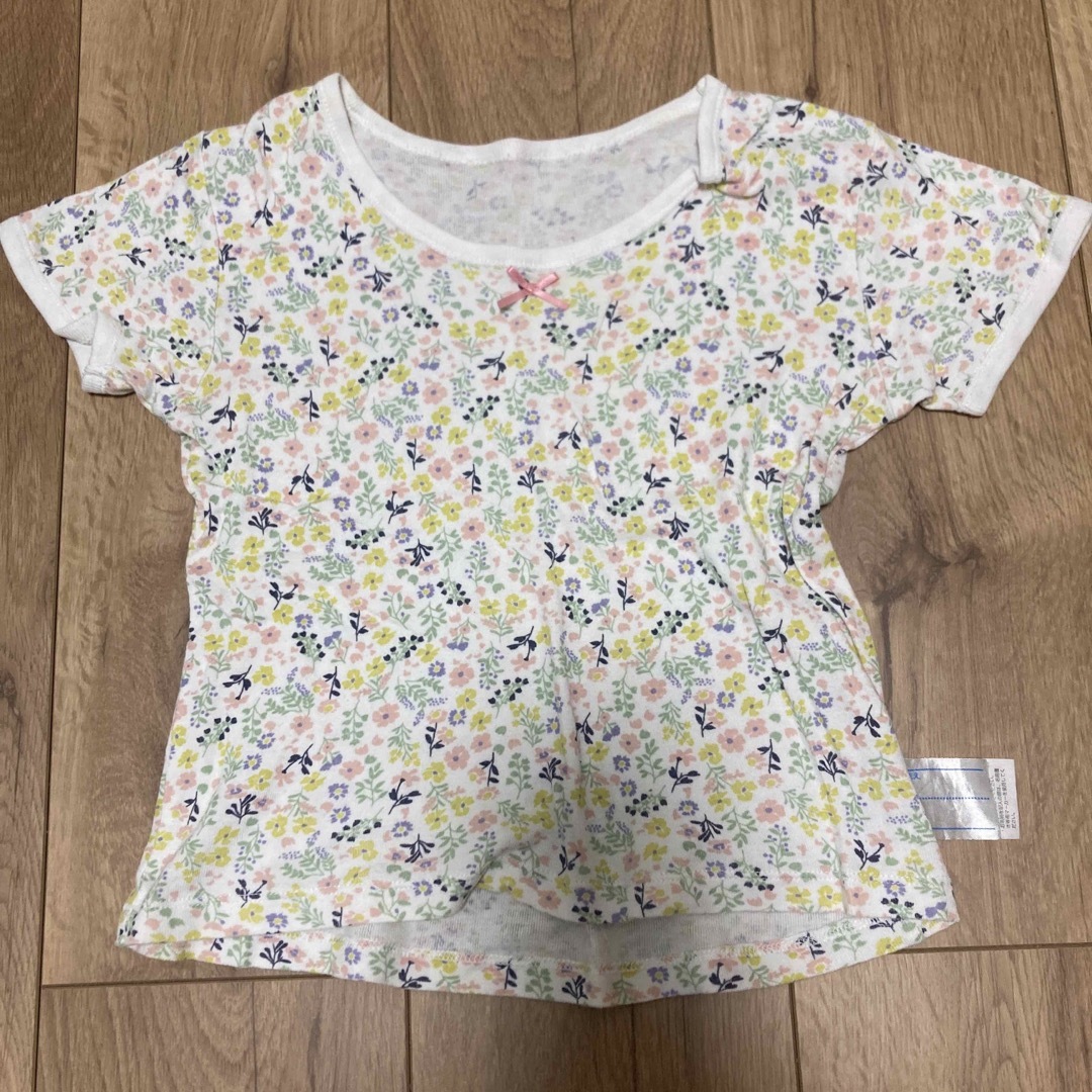 110 肌着　4枚セット キッズ/ベビー/マタニティのキッズ服女の子用(90cm~)(下着)の商品写真