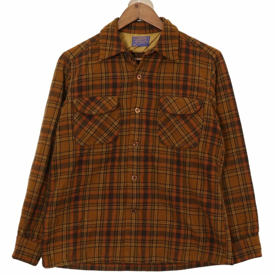 PENDLETON(ペンドルトン)のペンドルトン 60s ウール ボードシャツ オープンカラーシャツ メンズのトップス(シャツ)の商品写真