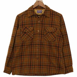 PENDLETON - ペンドルトン 60s ウール ボードシャツ オープンカラーシャツ