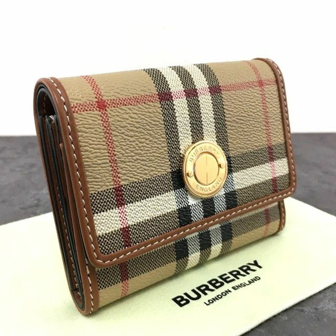 BURBERRY(バーバリー)の未使用品 BURBERRY 三つ折り財布 バーバリーチェック 366 レディースのファッション小物(財布)の商品写真